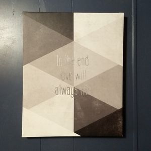 Patterned Encouragement Wall Photo